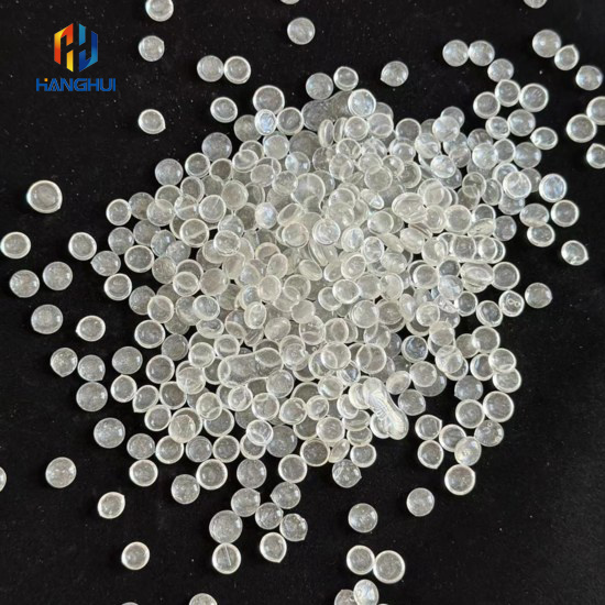 Polyethylene wax granules
